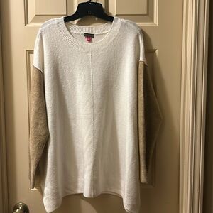 Vince Camuto Colorblock Crewneck Sweater